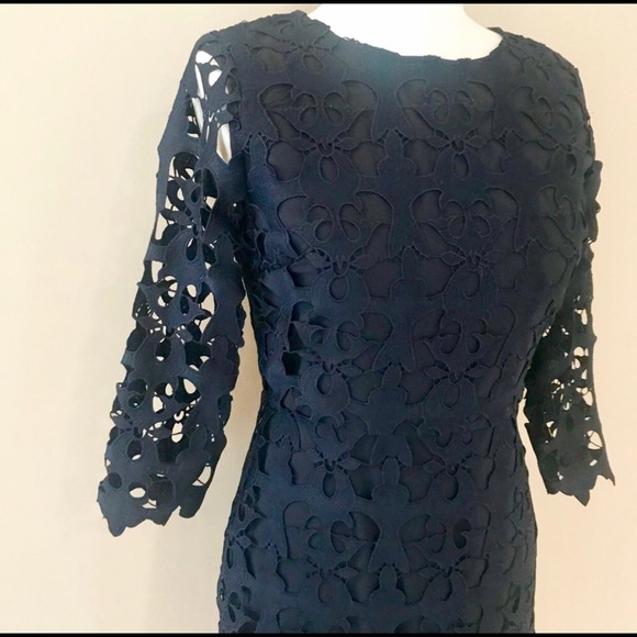 LOFT navy lace dress - Picture 5 of 6